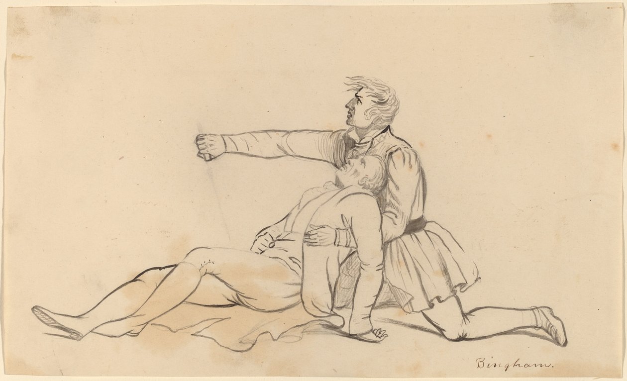 La morte del generale Warren da George Caleb Bingham
