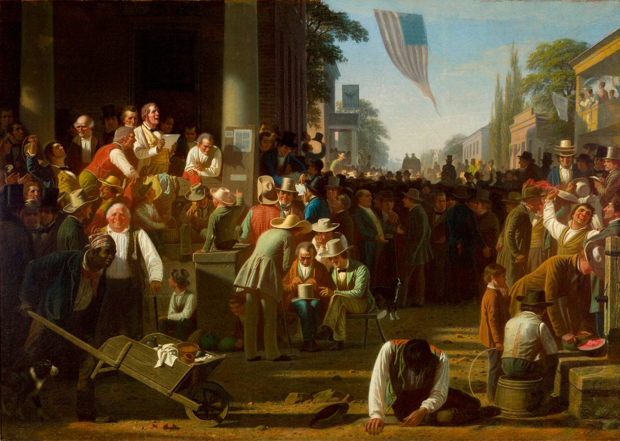 Il verdetto del popolo da George Caleb Bingham