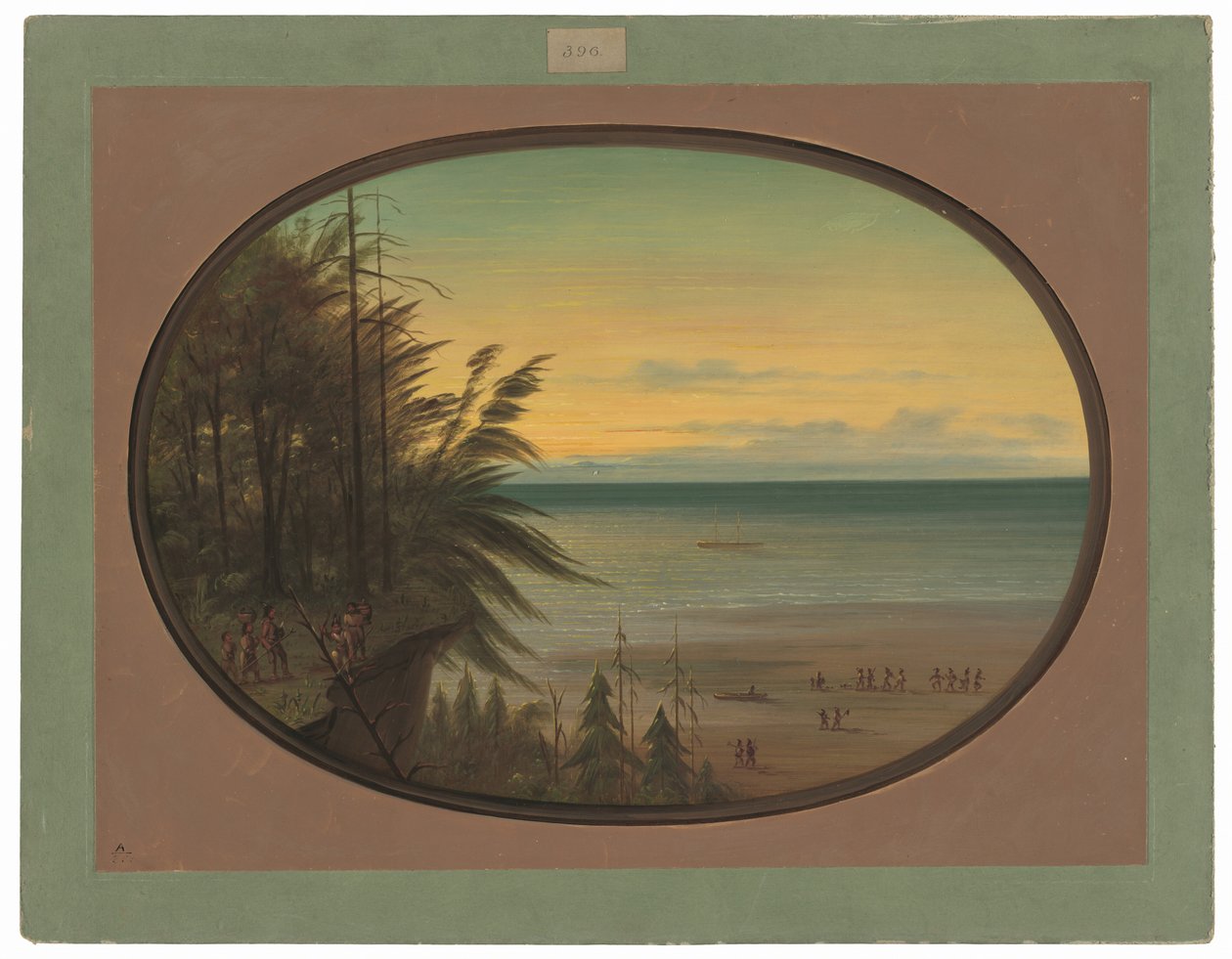 Una scala indiana - Indiani Nayas da George Catlin