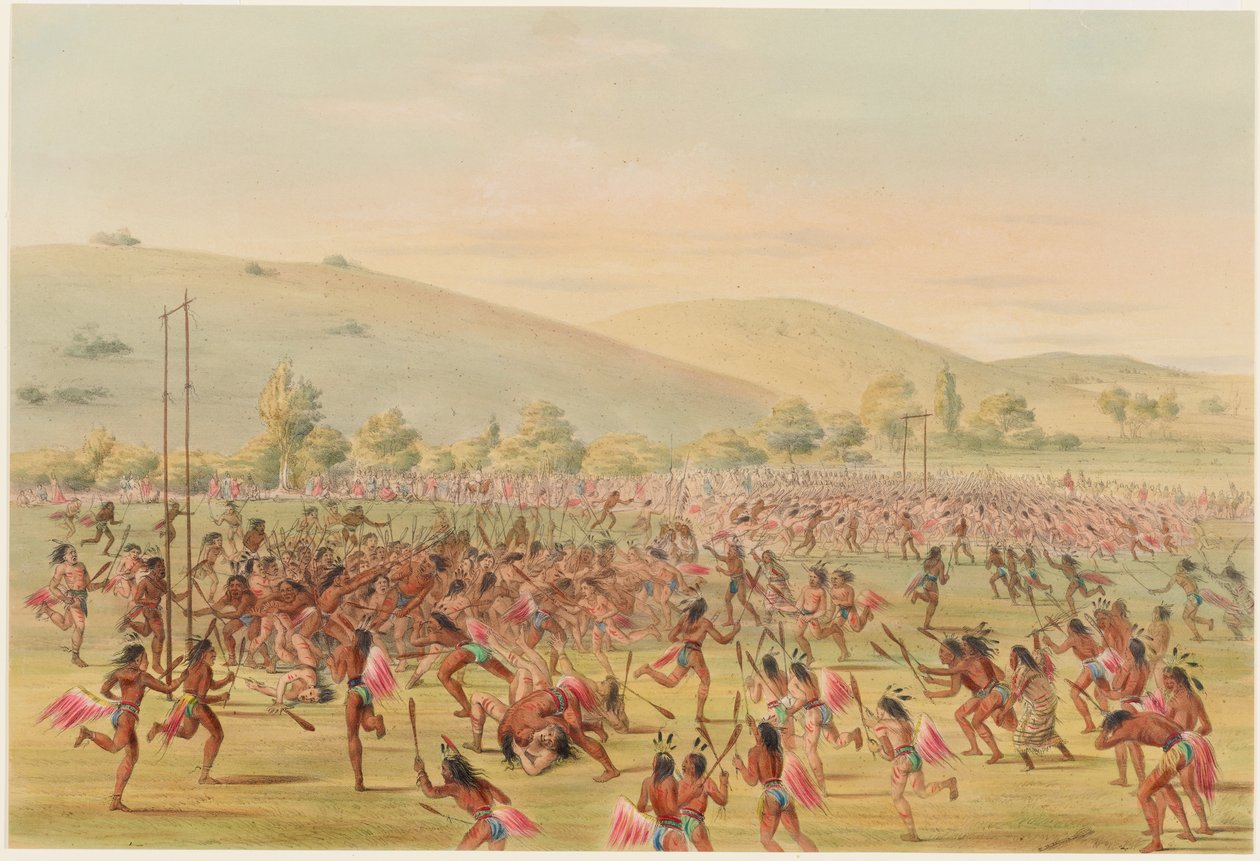 Gioco con la palla da George Catlin
