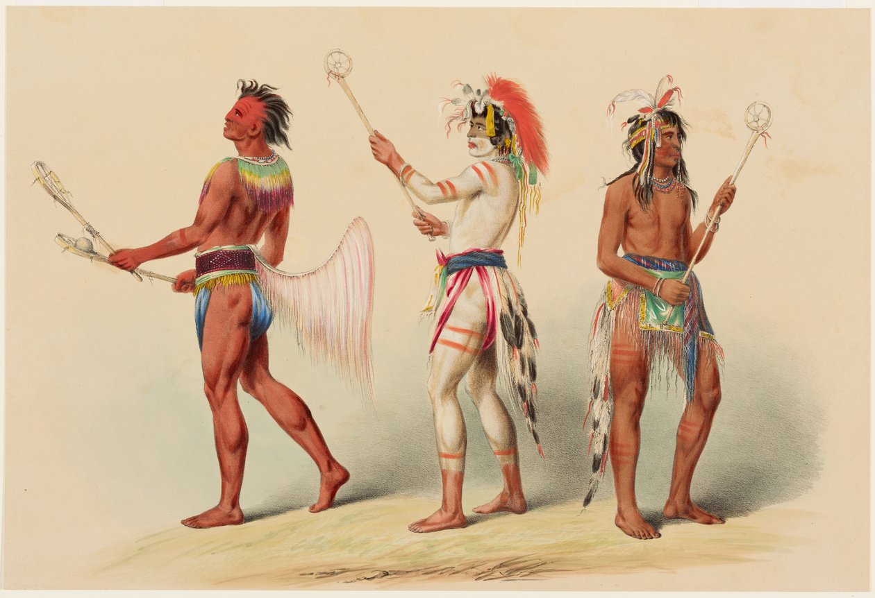 Giocatori di palla da George Catlin