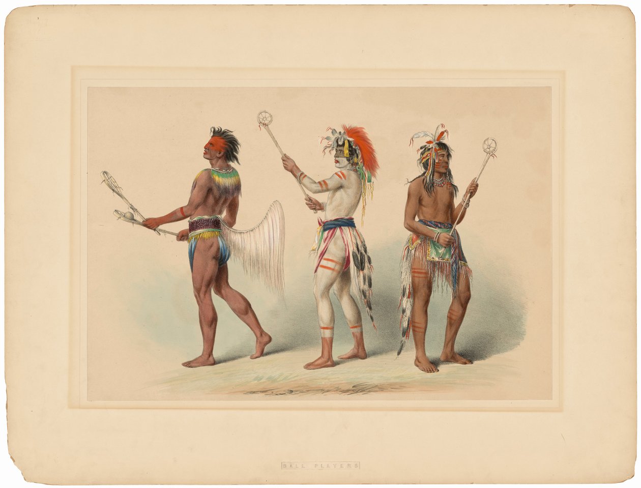 Giocatori di palla da George Catlin
