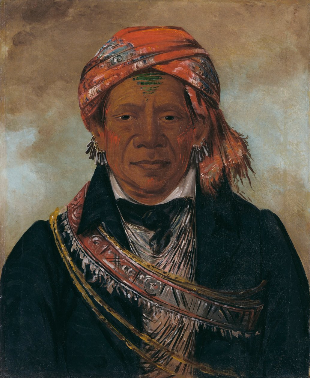 Bód-a-sin, capo tribù da George Catlin