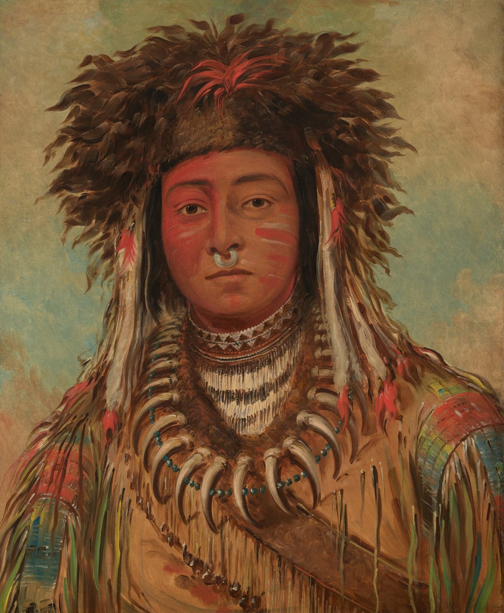 Boy Chief - Ojibbeway da George Catlin