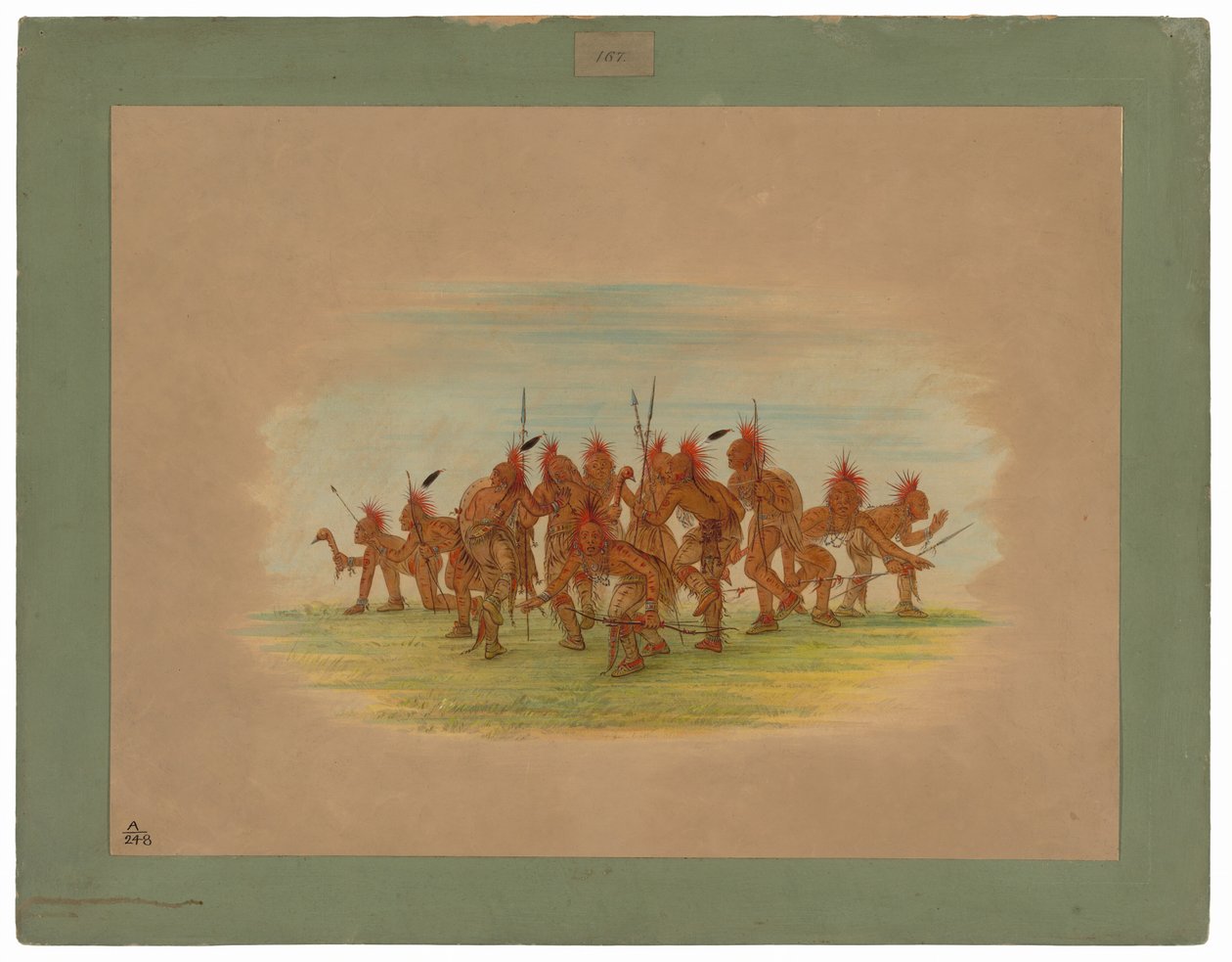 Danza della Scoperta - Saukie da George Catlin