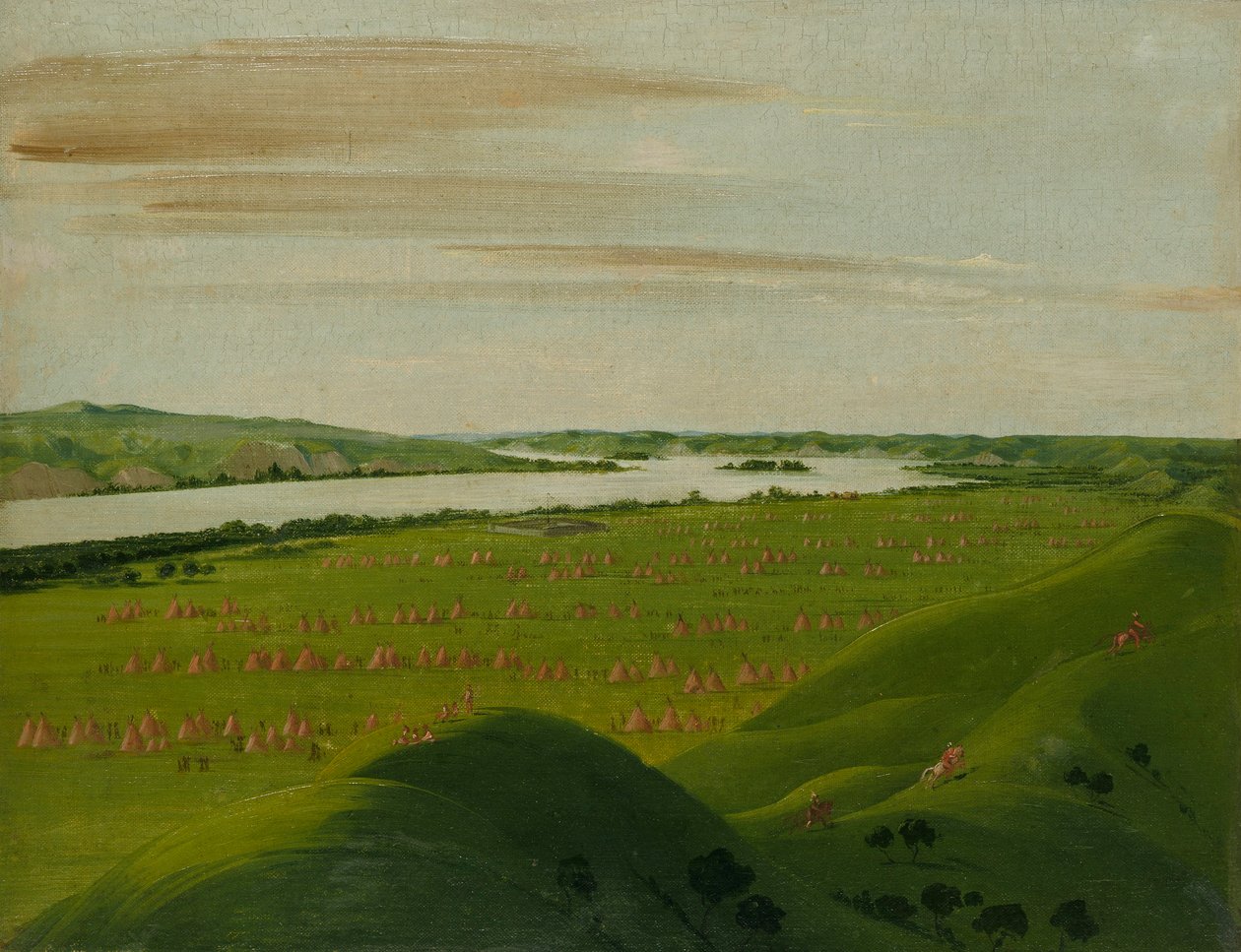 Fort Pierre, foce del fiume Teton, 1200 miglia sopra Saint Louis da George Catlin