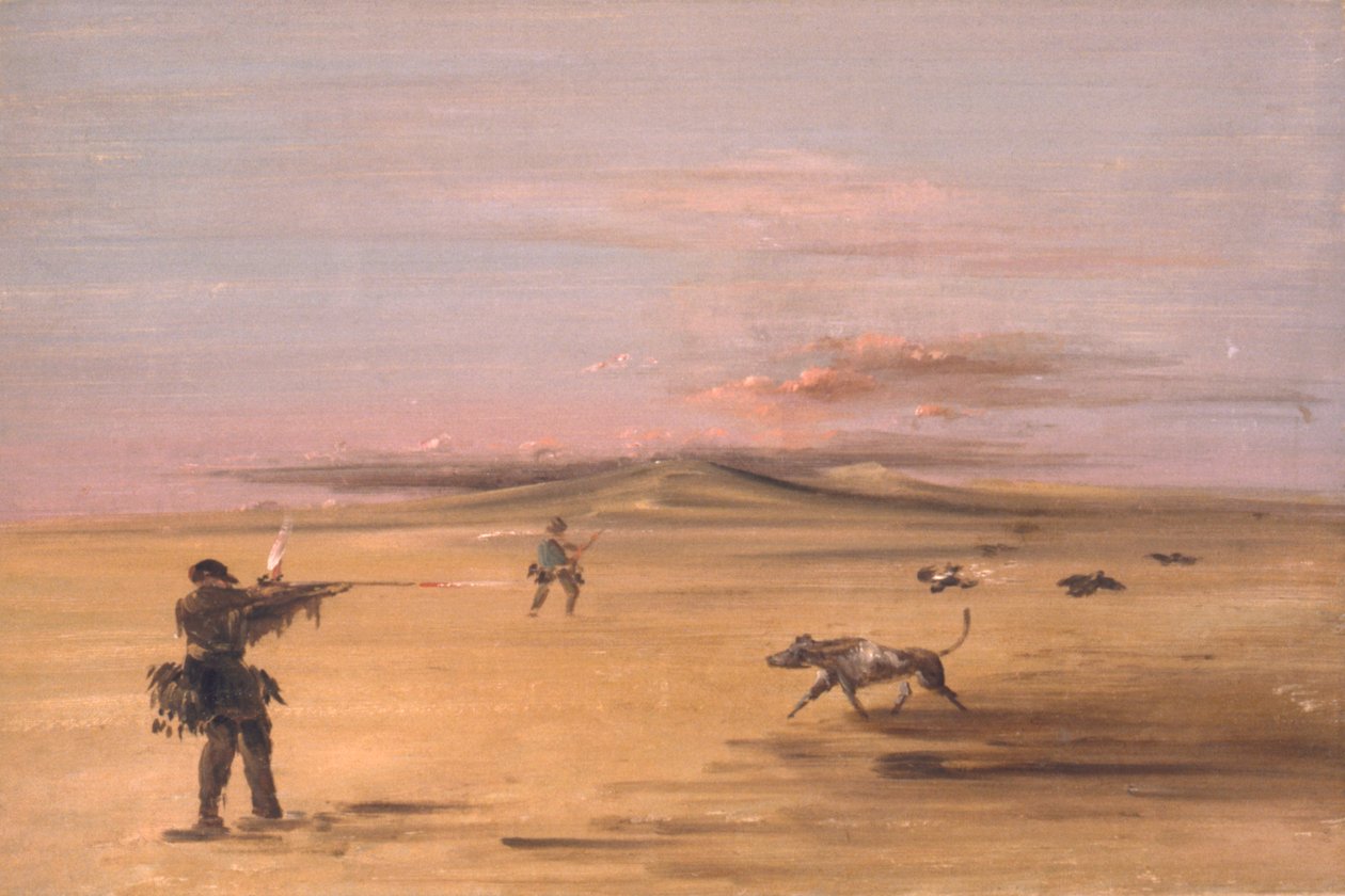 Caccia alla Pernice nelle Praterie del Missouri, 1837-39 da George Catlin
