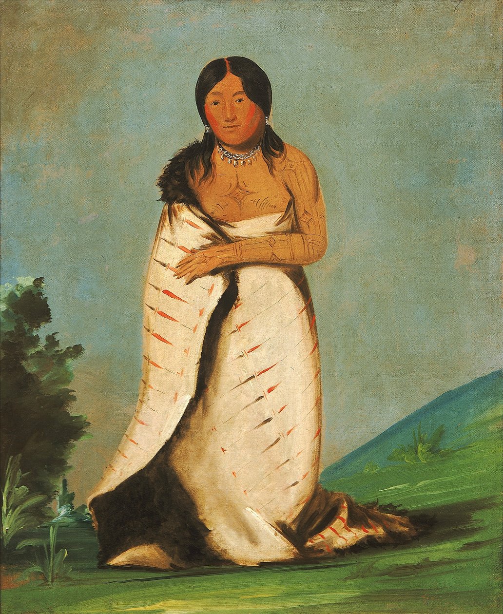 Hee-láh-dee, Fontana Pura, Moglie del Fumo da George Catlin