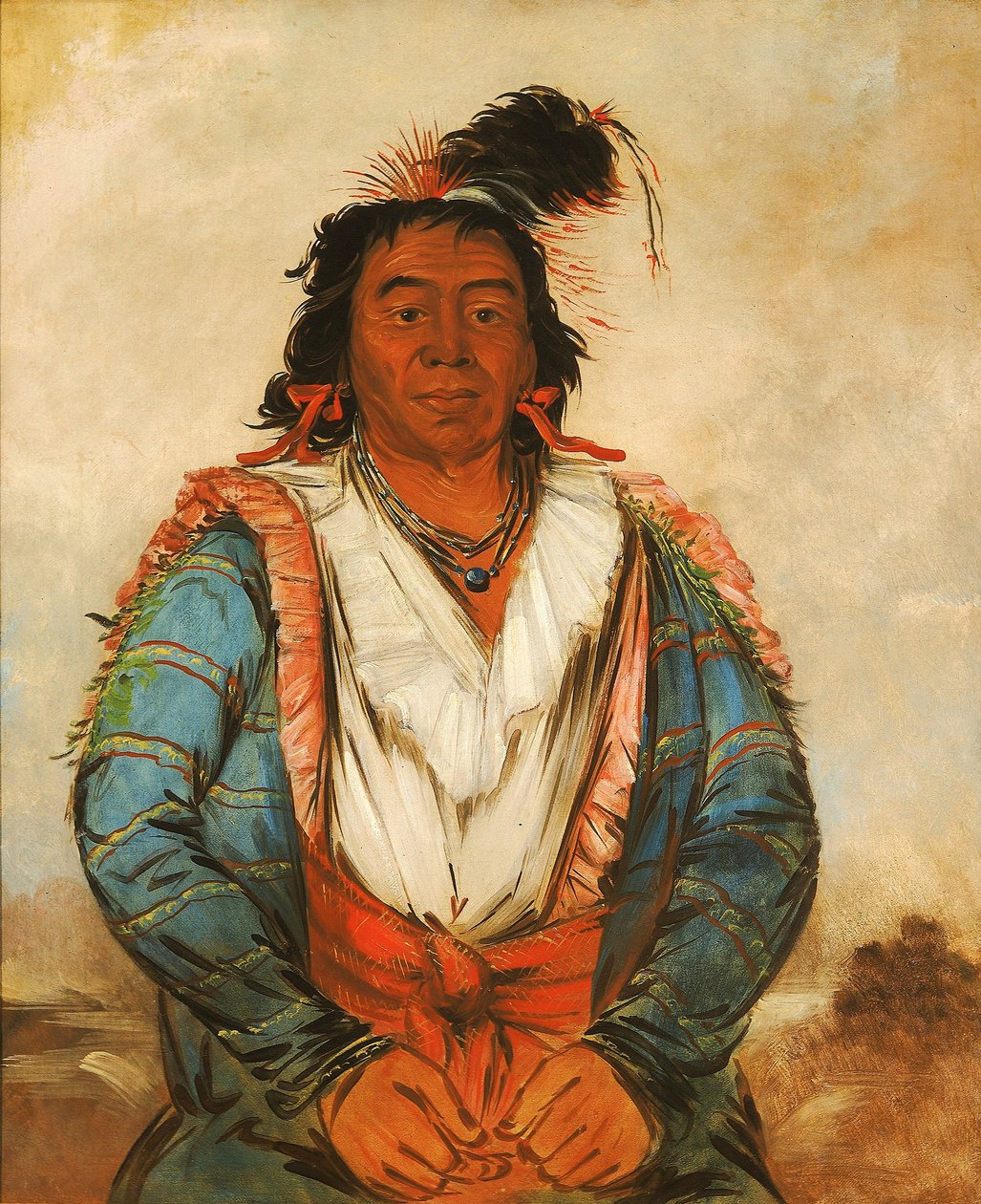 Hose-put-o-káw-gee, un coraggioso da George Catlin