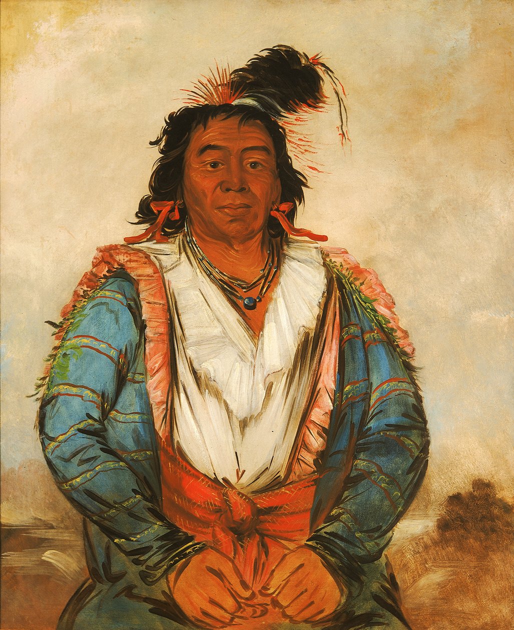 Hose-put-o-káw-gee, un coraggioso, 1834 da George Catlin