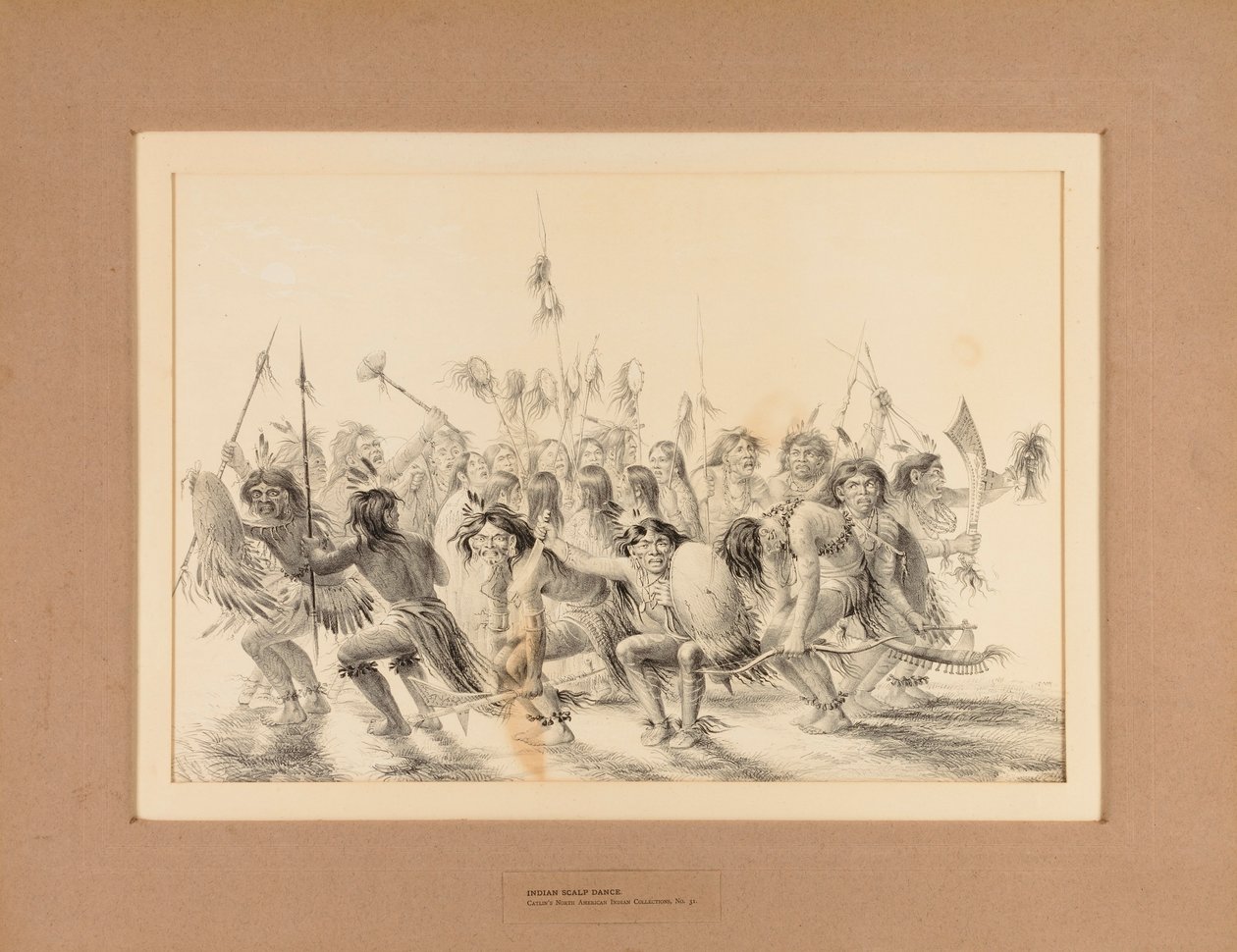 Danza indiana del cuoio capelluto - n. 31 da George Catlin