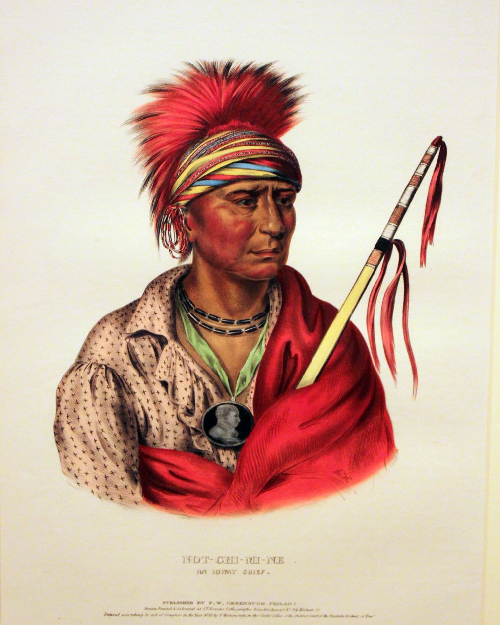 Capo Ioway Not-Chi-Mi-Ne da George Catlin