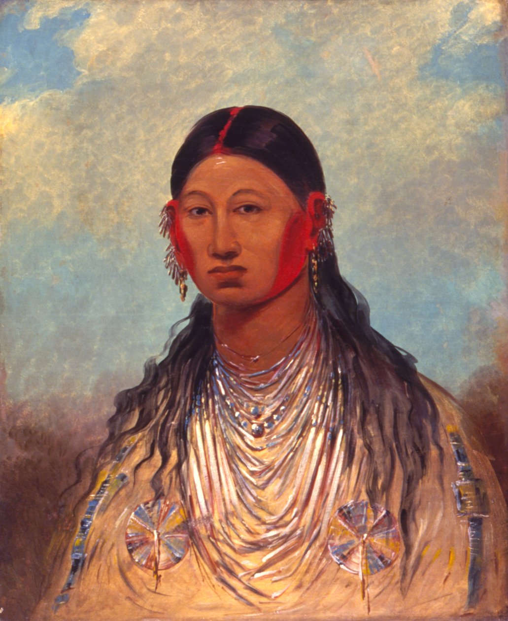 Koon-za-ya-me, Aquila da guerra femmina da George Catlin