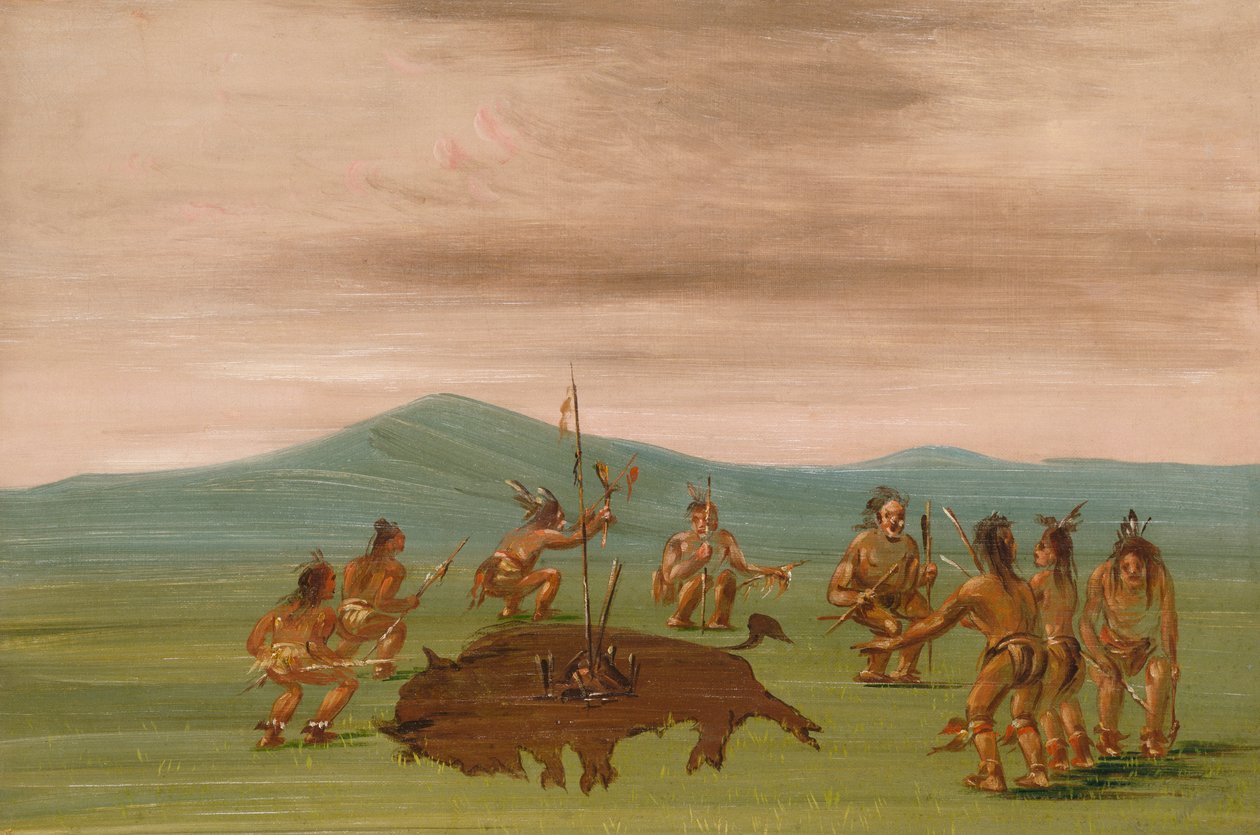 Bufalo della medicina dei Sioux da George Catlin
