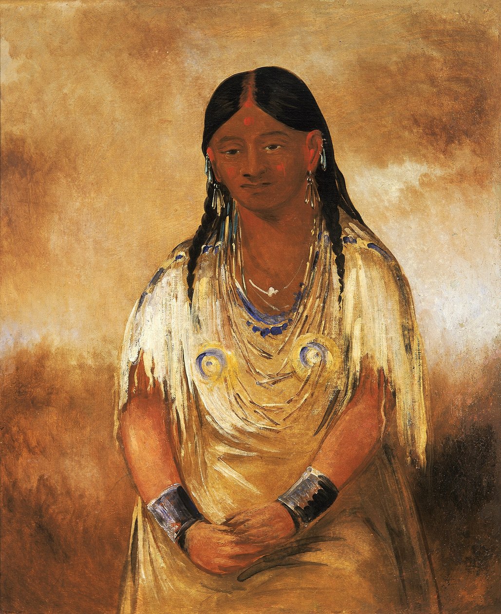Mún-ne-o-ye, una donna da George Catlin