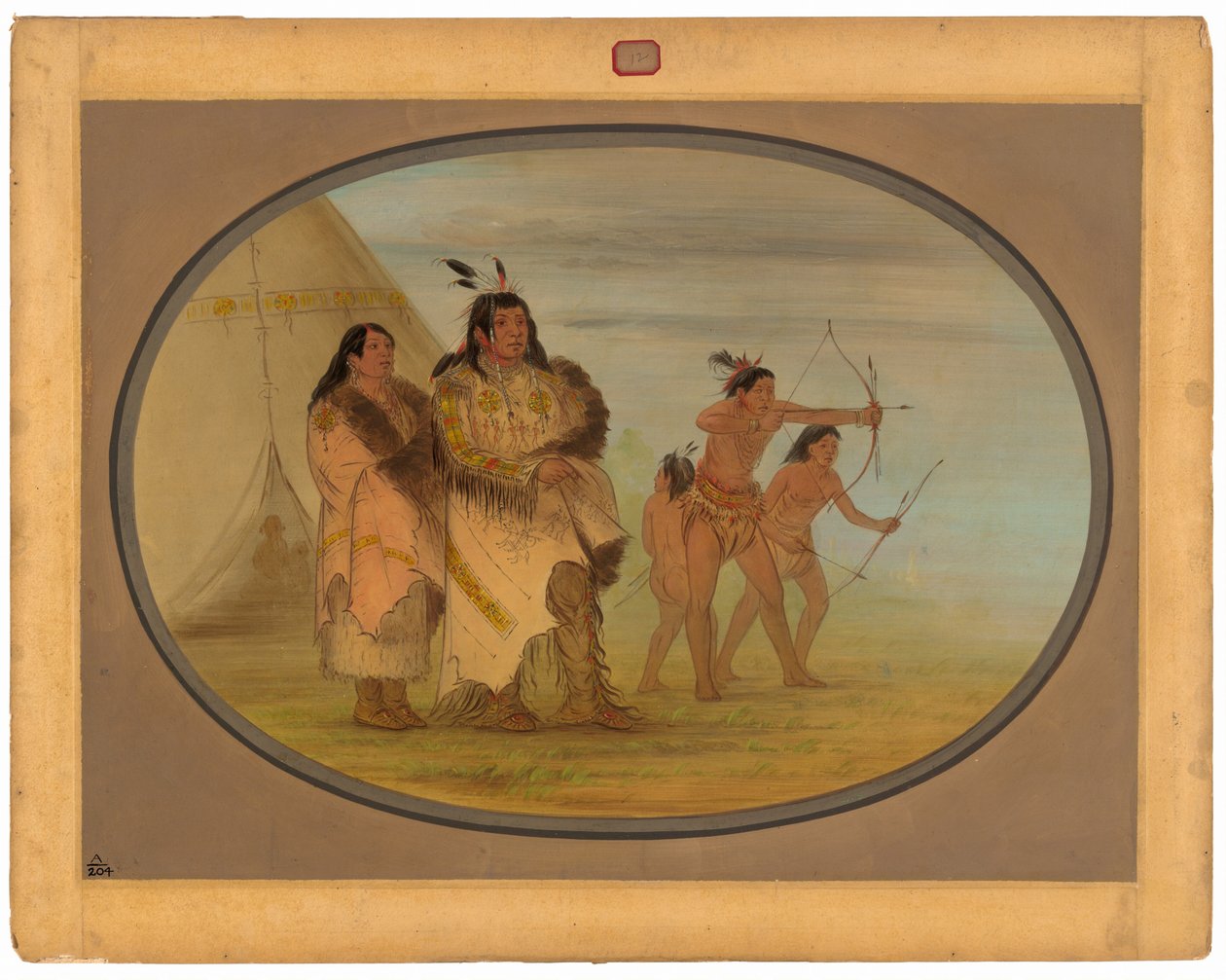 Indiani Ojibbeway da George Catlin
