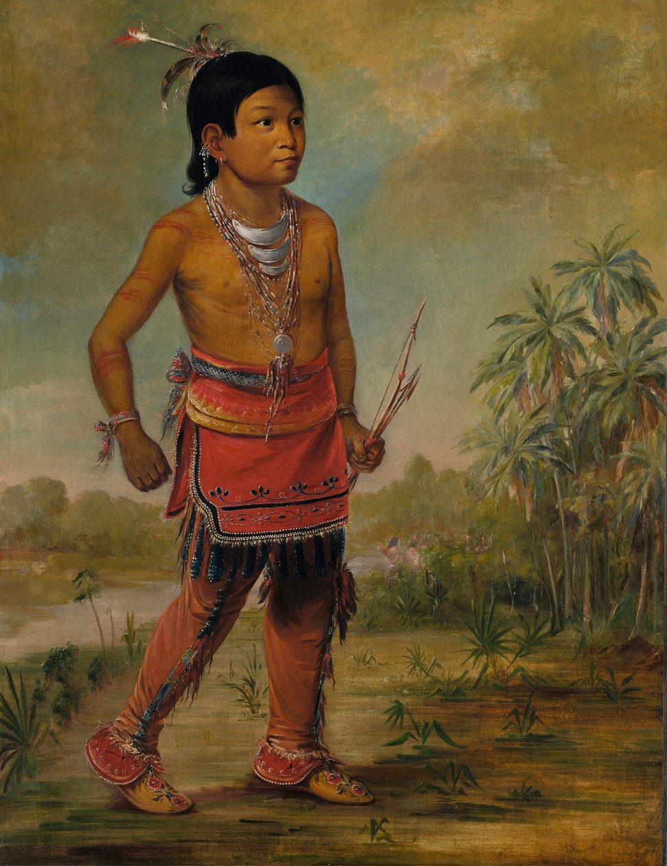 Osceola Nick-a-no-chee, un ragazzo da George Catlin