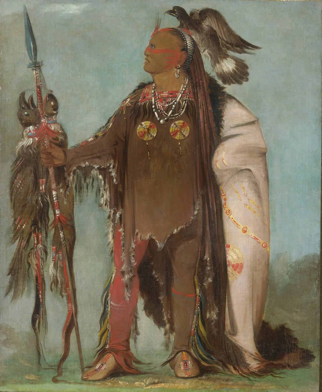 Pa-rís-ka-róo-pa, Due Corvi, un capo banda da George Catlin