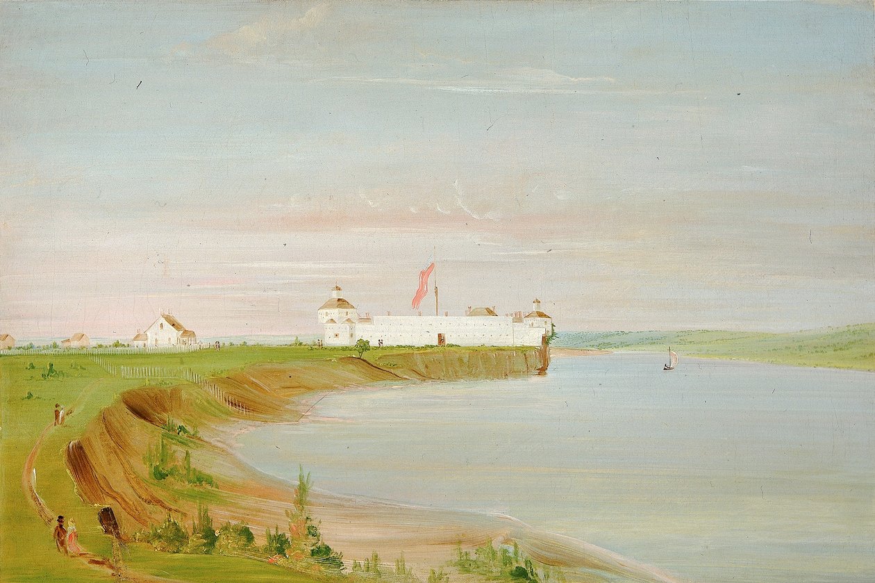 Rock Island, Guarnigione degli Stati Uniti da George Catlin