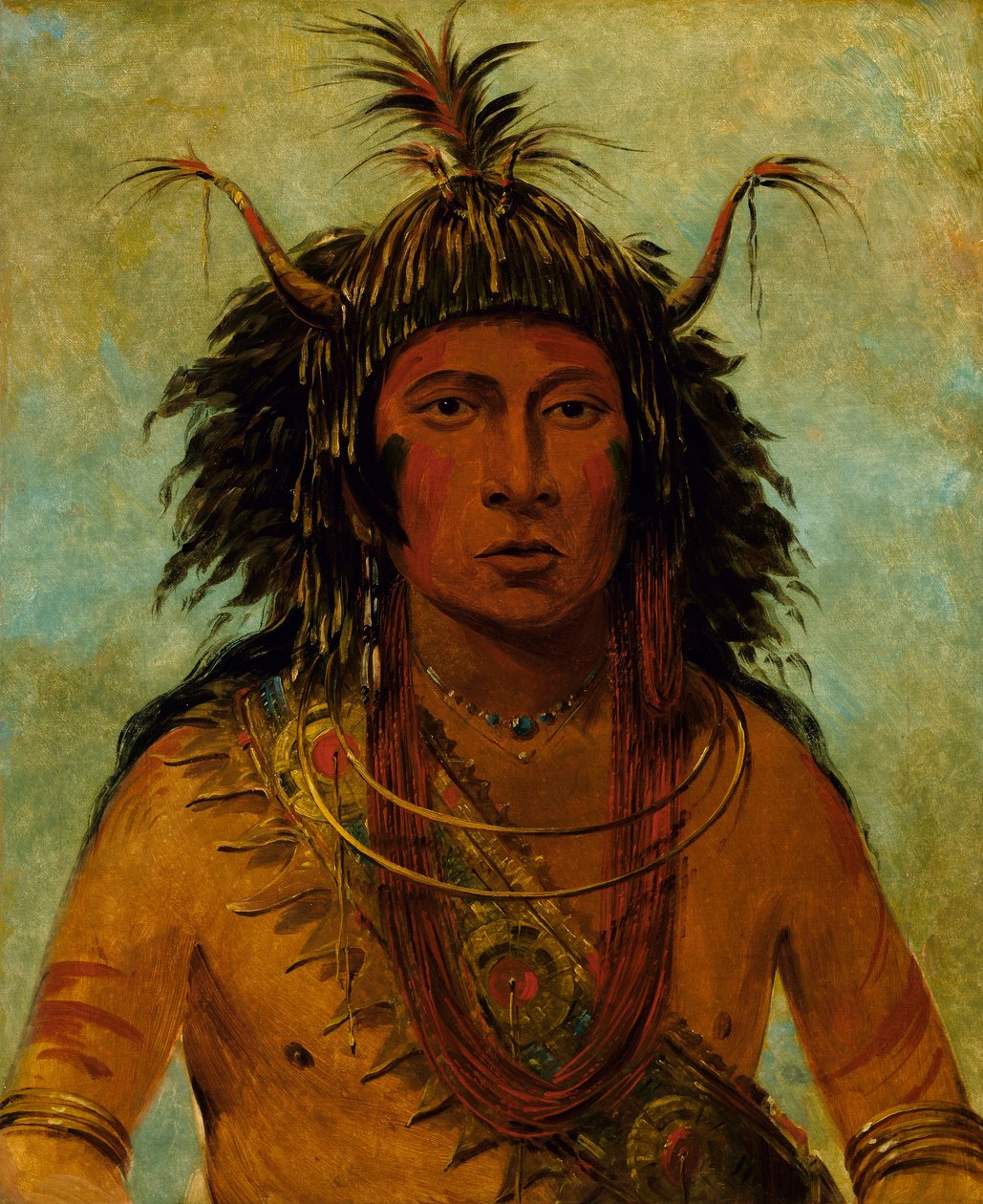 Say-say-gon, Tempesta di grandine, Capo di guerra da George Catlin