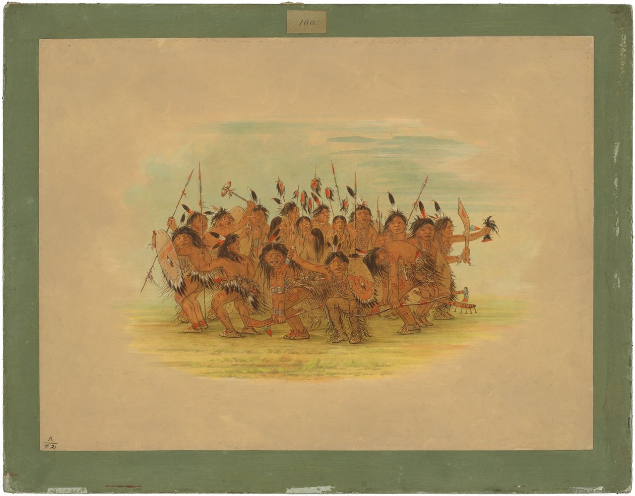 Danza dello Scalpo - Sioux da George Catlin