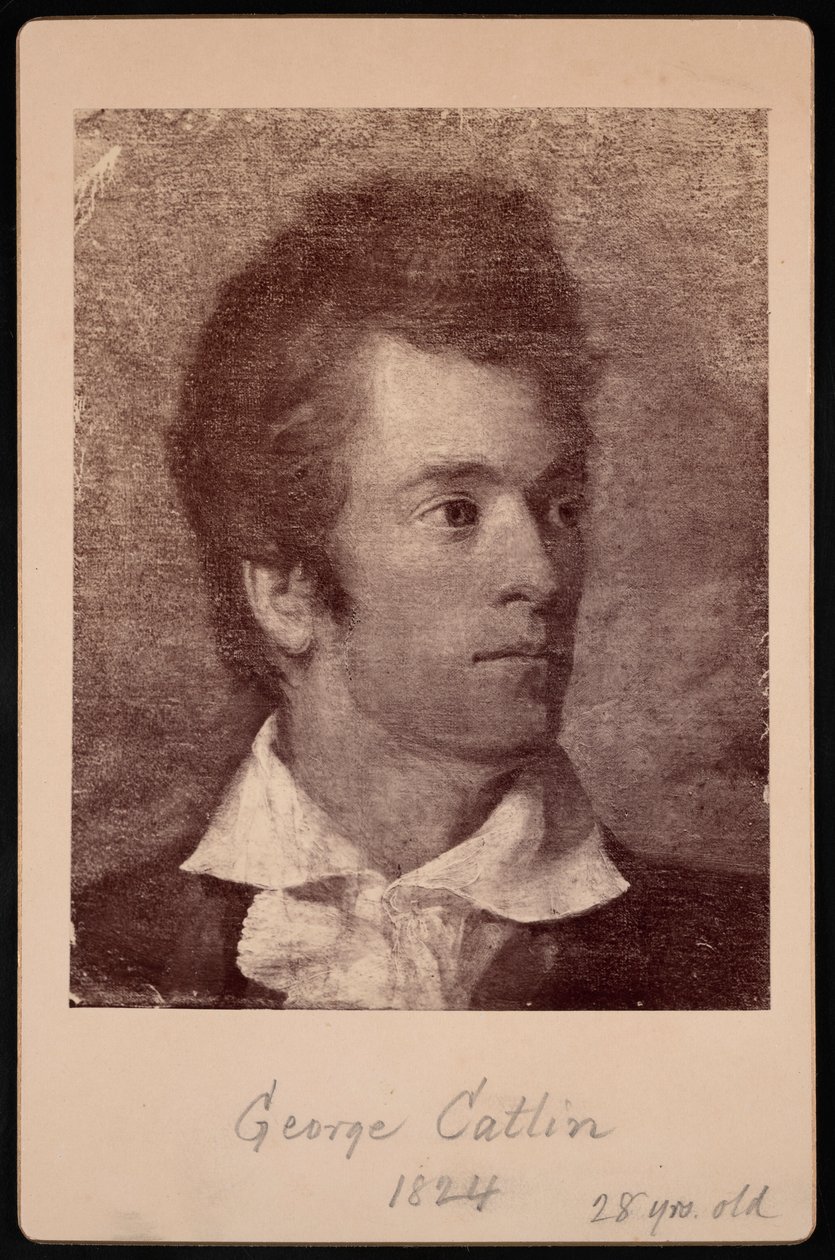 Autoritratto di George Catlin 1796-1872, 1824 da George Catlin