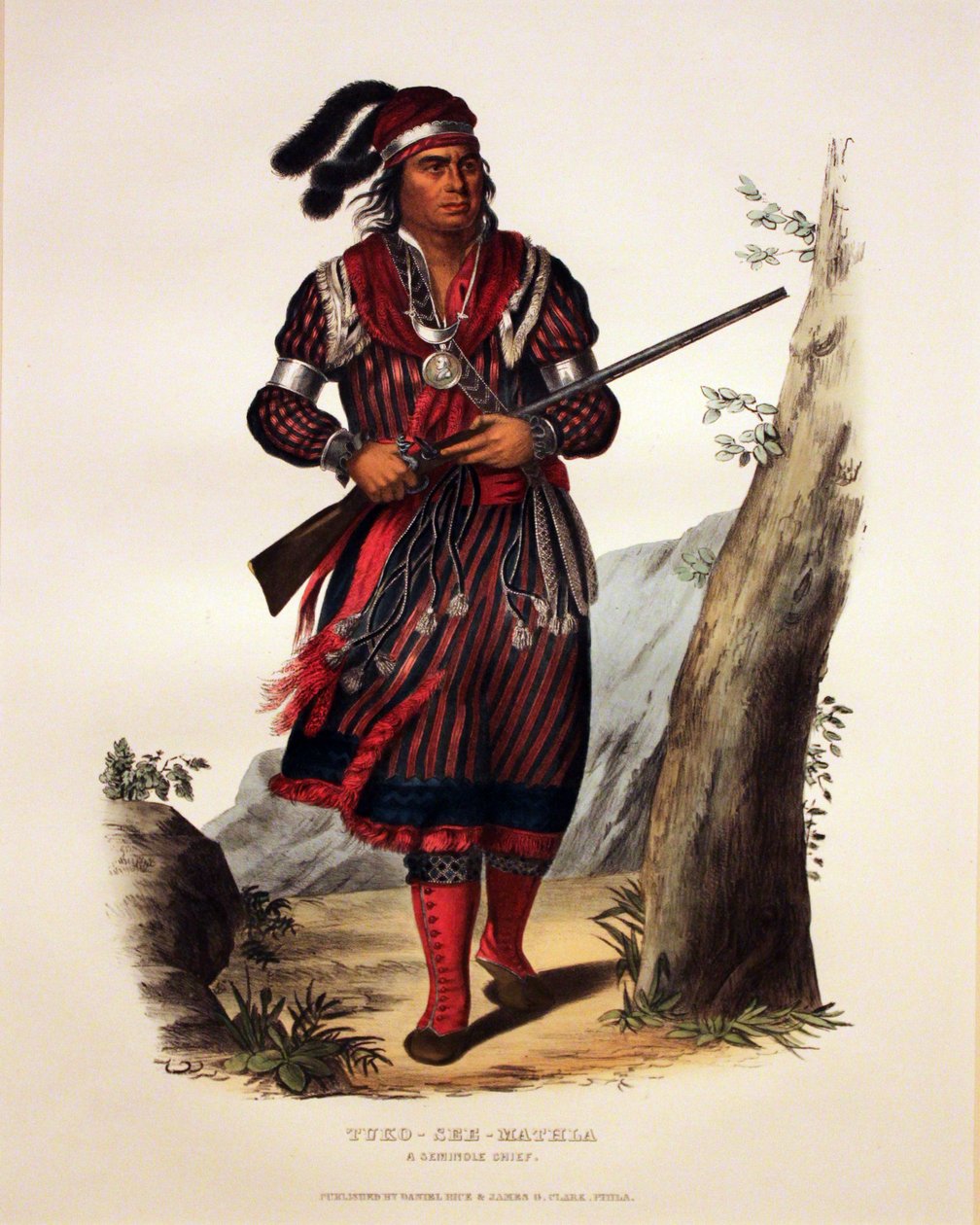 Il capo Seminole Tuko-See-Mathla da George Catlin