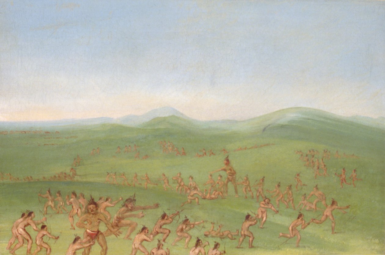 Lotta alla vergogna, ragazzi di Mandan da George Catlin