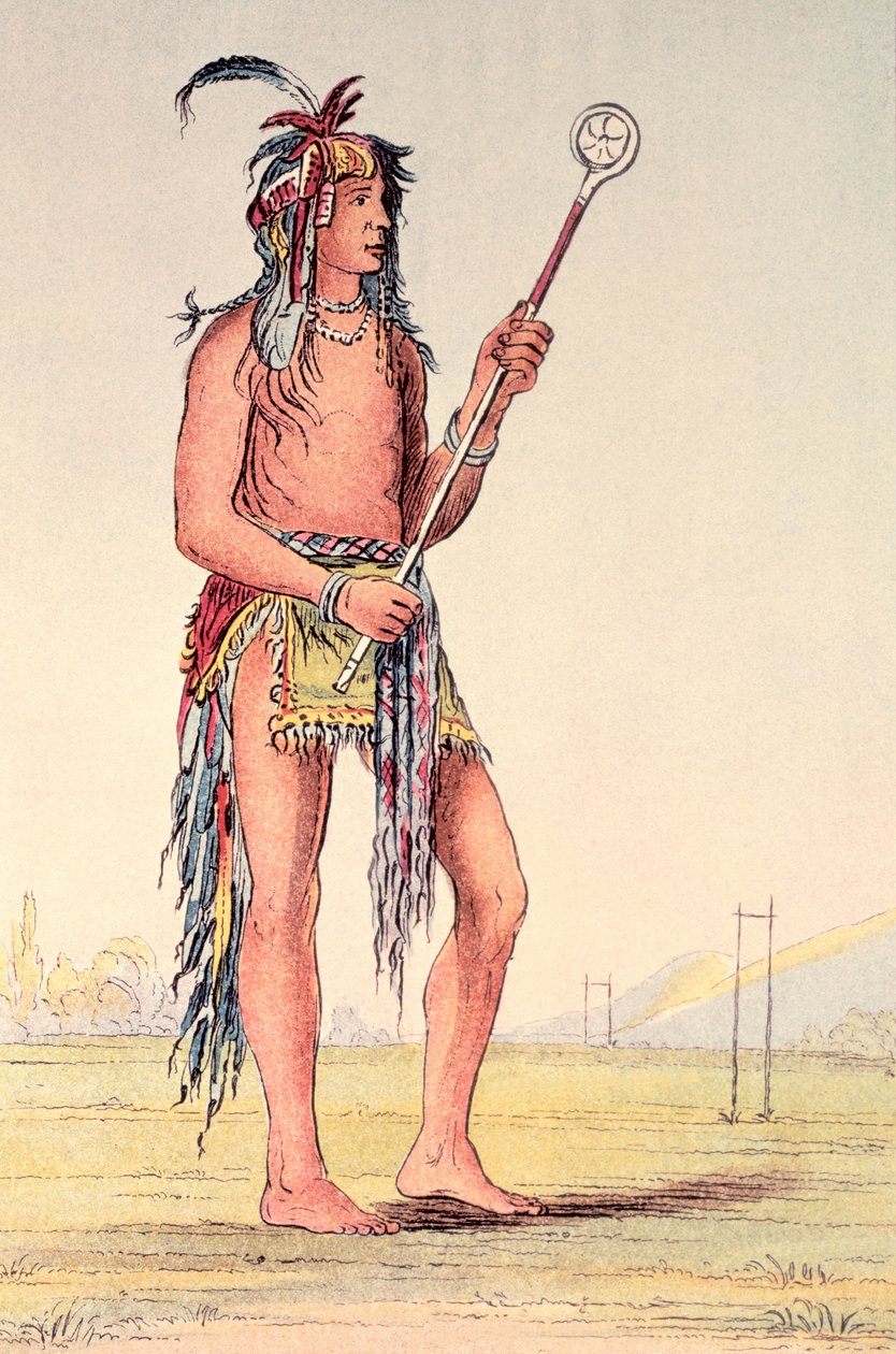 Giocatore di palla Sioux Ah-No-Je-Nange, 