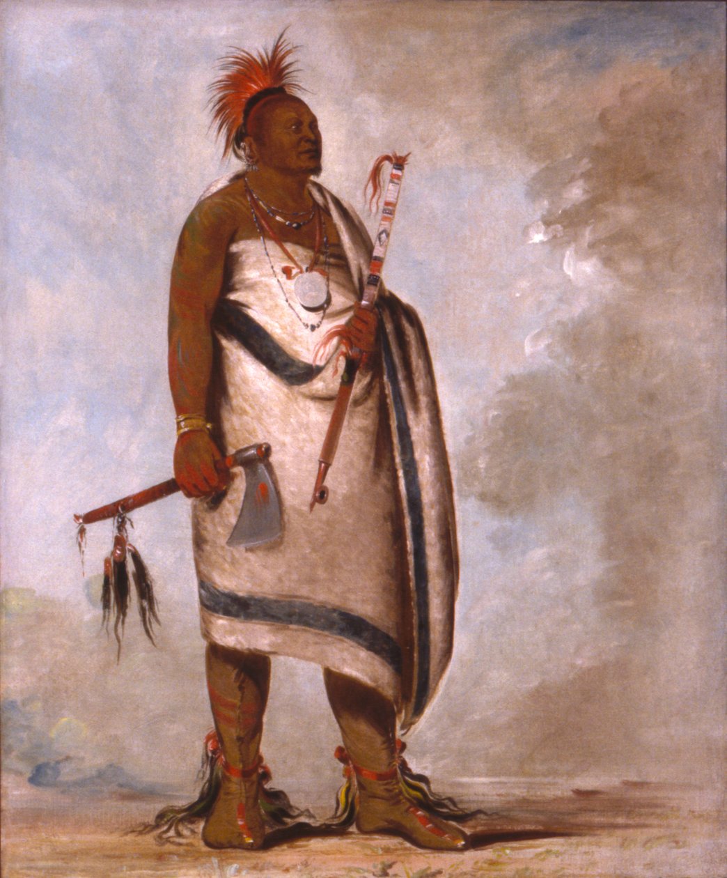 Tchong-tas-sáb-bee, Cane Nero, Secondo Capo da George Catlin