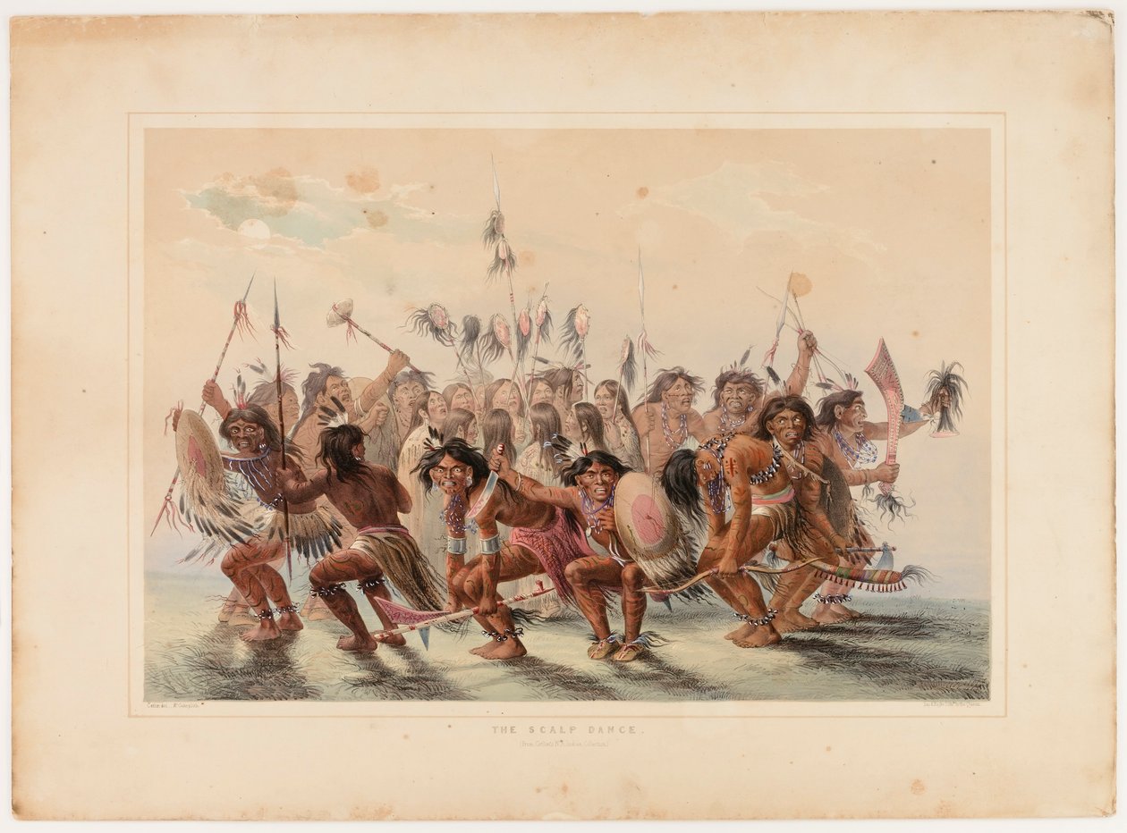 La danza del cuoio capelluto da George Catlin