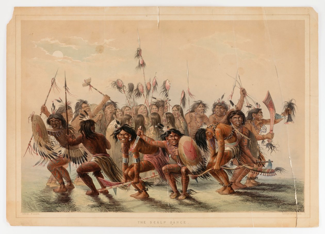 La danza del cuoio capelluto da George Catlin