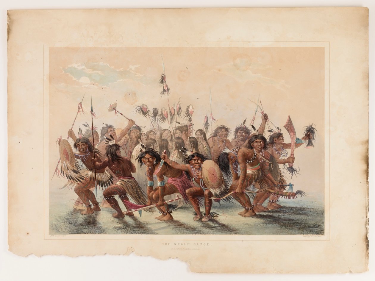 La danza del cuoio capelluto da George Catlin