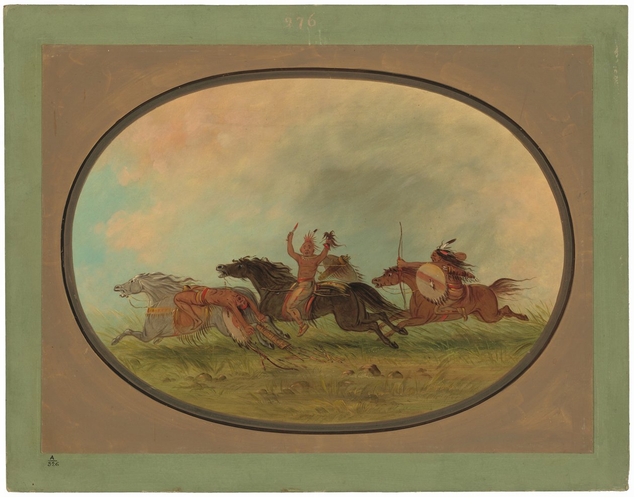 Lo Scalpo Scalpo - Pawnee e Cheyenne da George Catlin