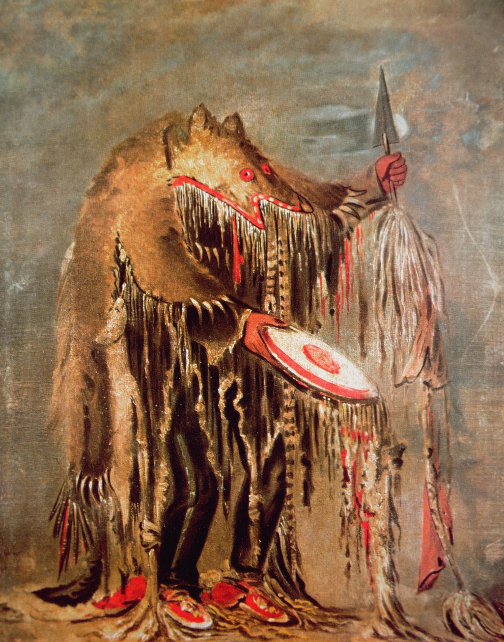 Il bufalo bianco, c.1840 da George Catlin