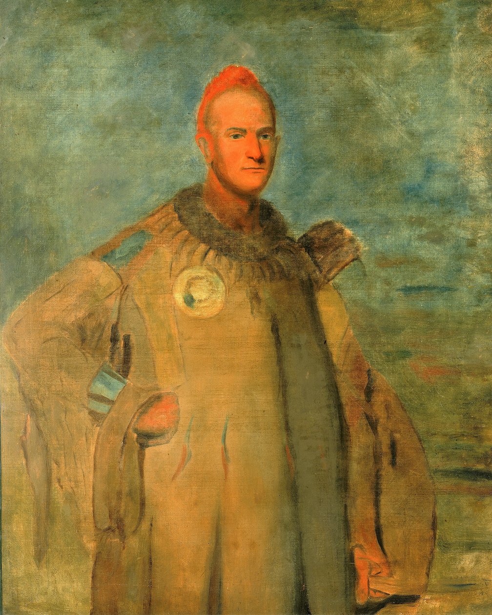 Theodore Burr Catlin, in costume indiano da George Catlin