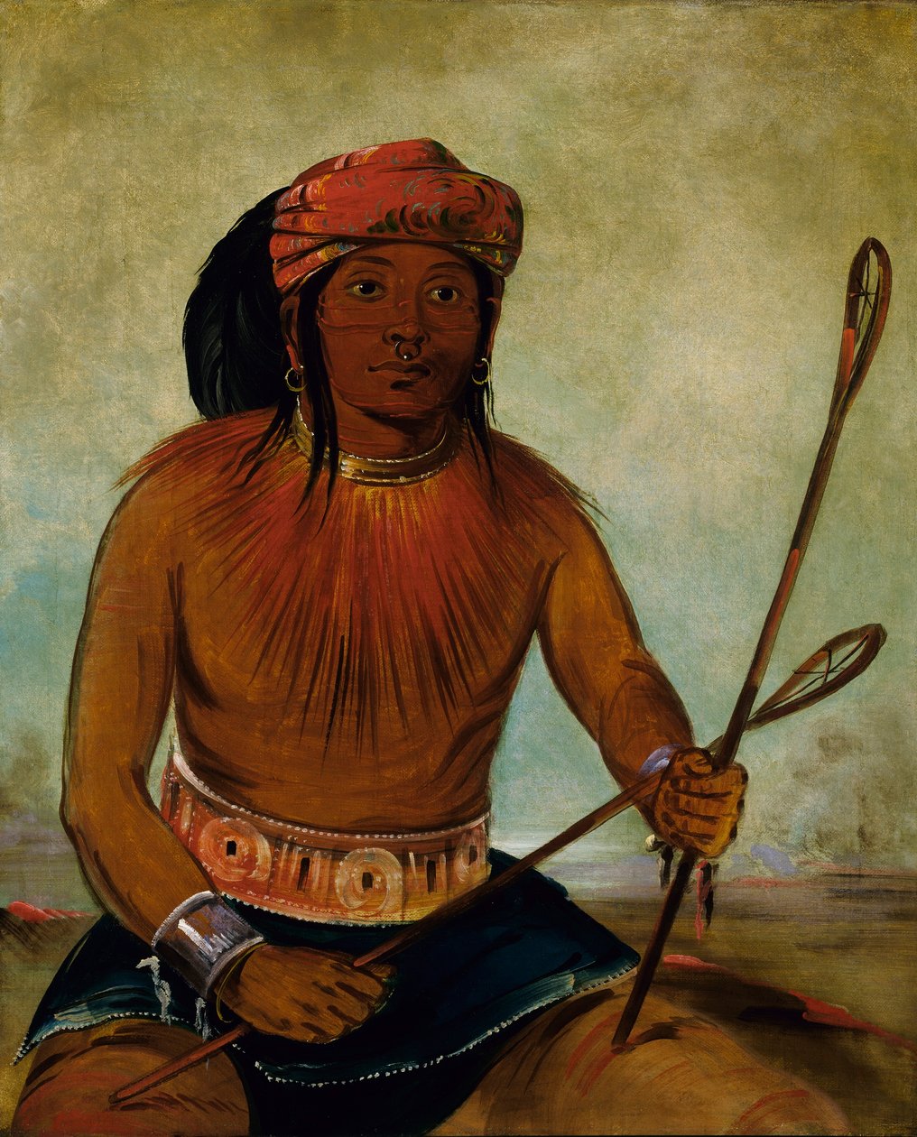 Tul-lock-chísh-ko, Beve il succo della pietra da George Catlin