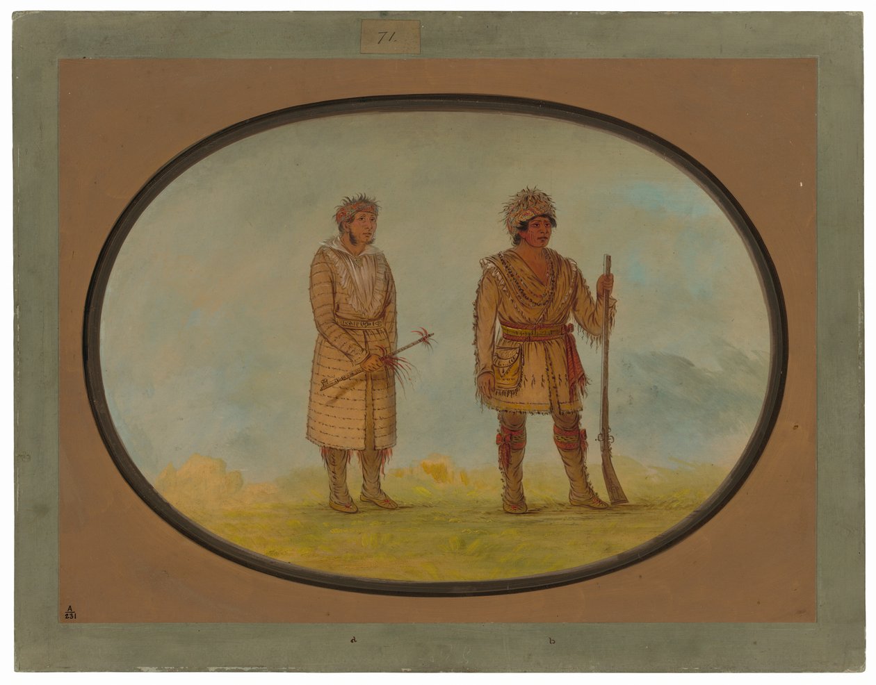 Due capi Cherokee da George Catlin