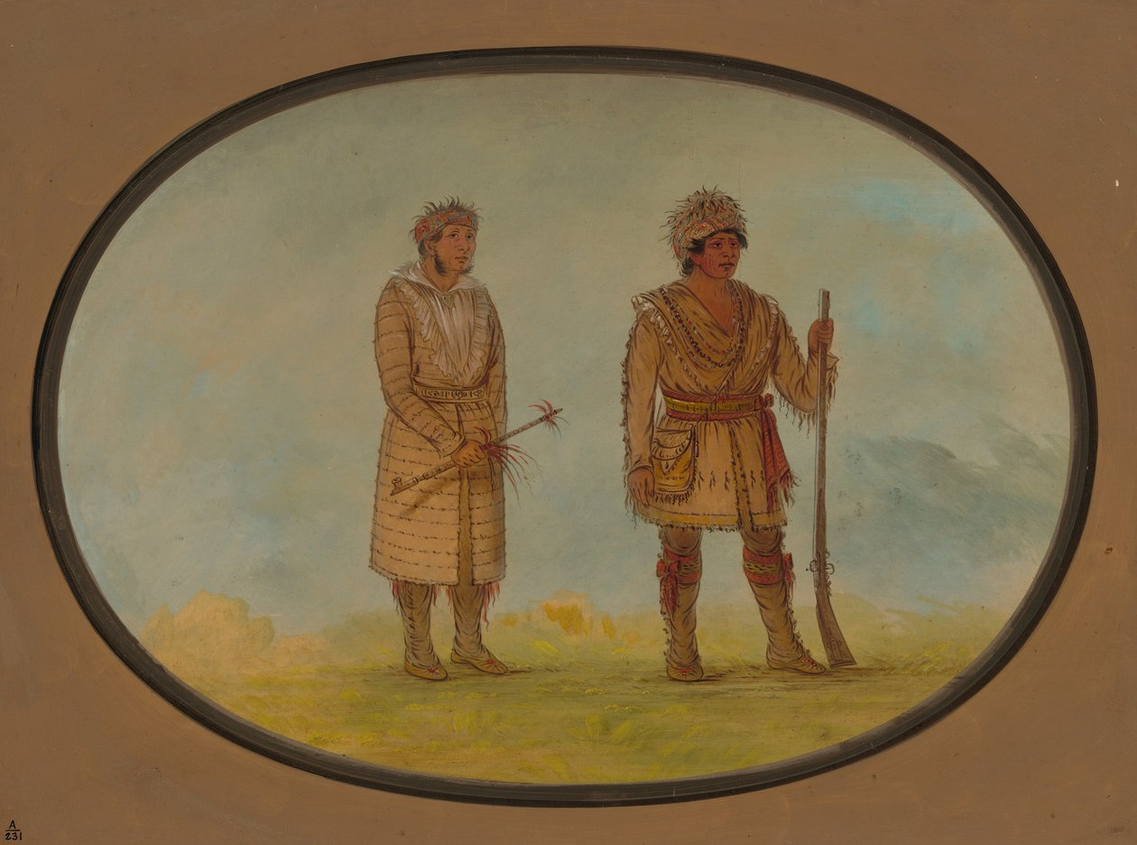 Due capi Cherokee, 1861-1869 da George Catlin