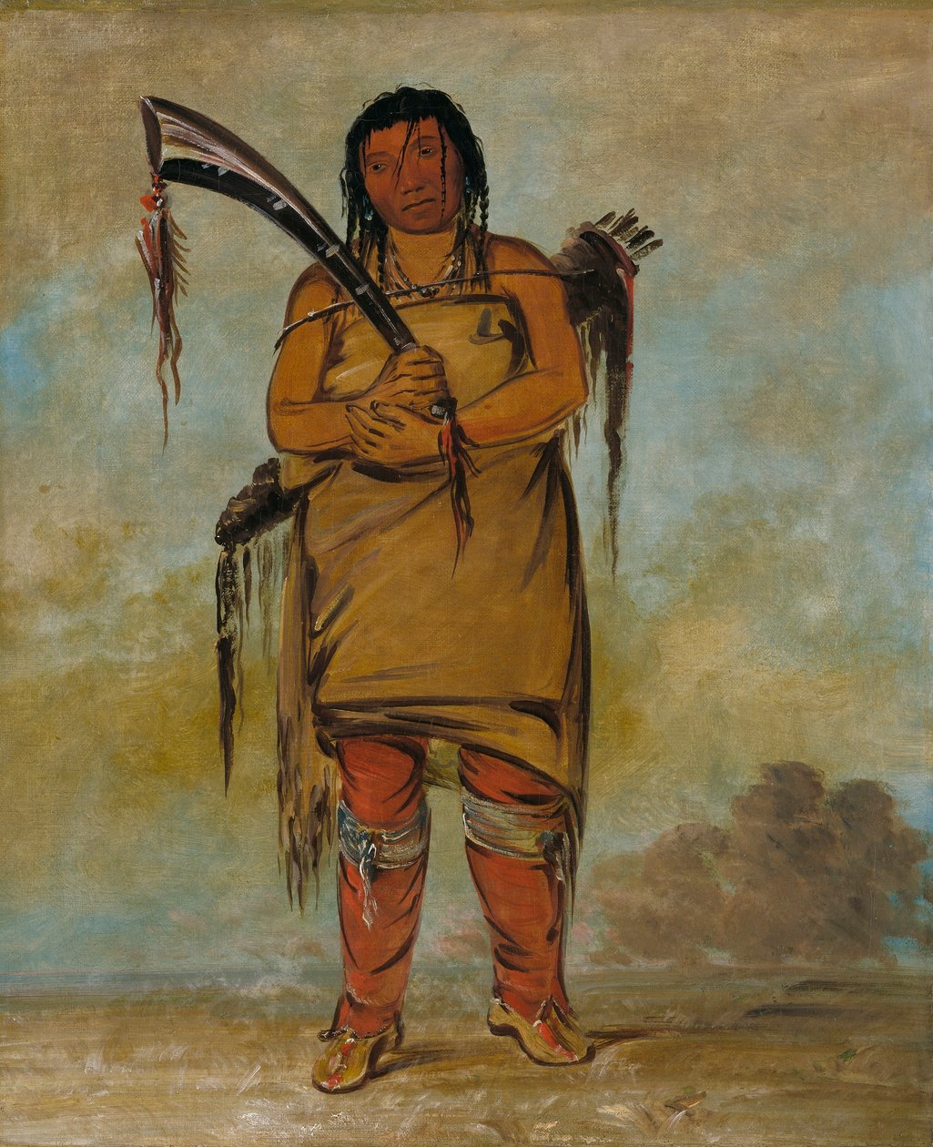 Wáh-chees, un coraggioso da George Catlin