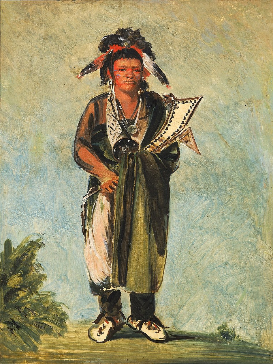 Wah-kón-ze-kaw, il Serpente da George Catlin