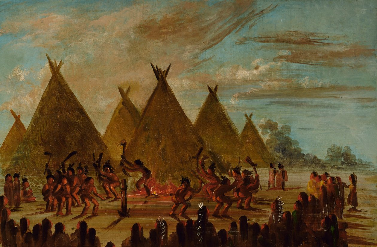 Danza di guerra, Sioux da George Catlin