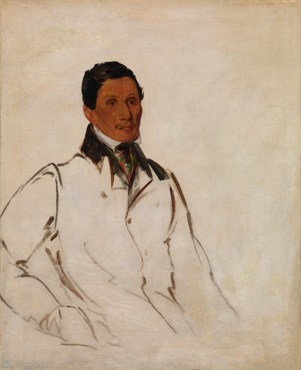 Waun-naw-con, il piatto (John W. Quinney), un predicatore missionario da George Catlin