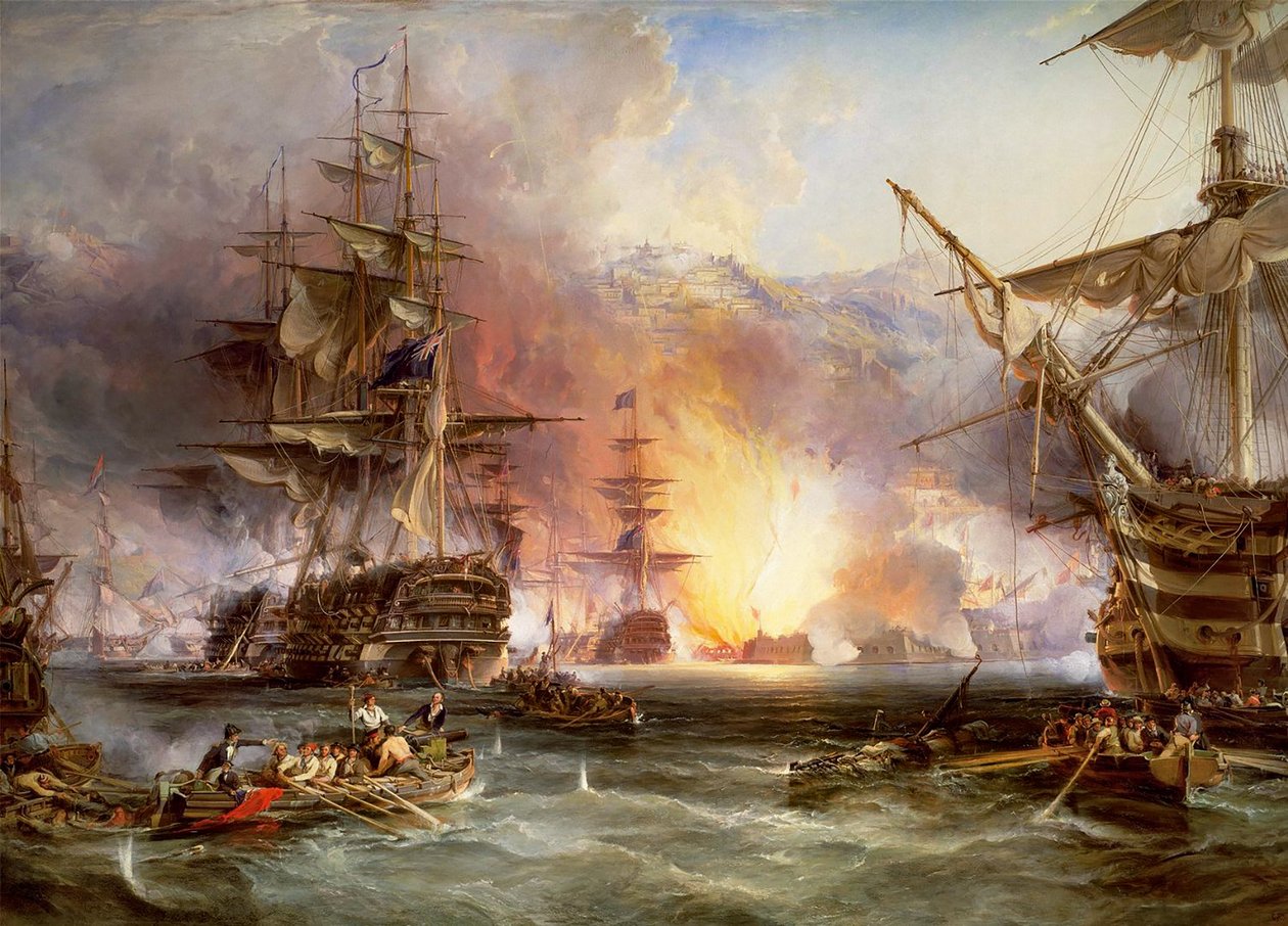 Bombardamento di Algeri da George Chambers