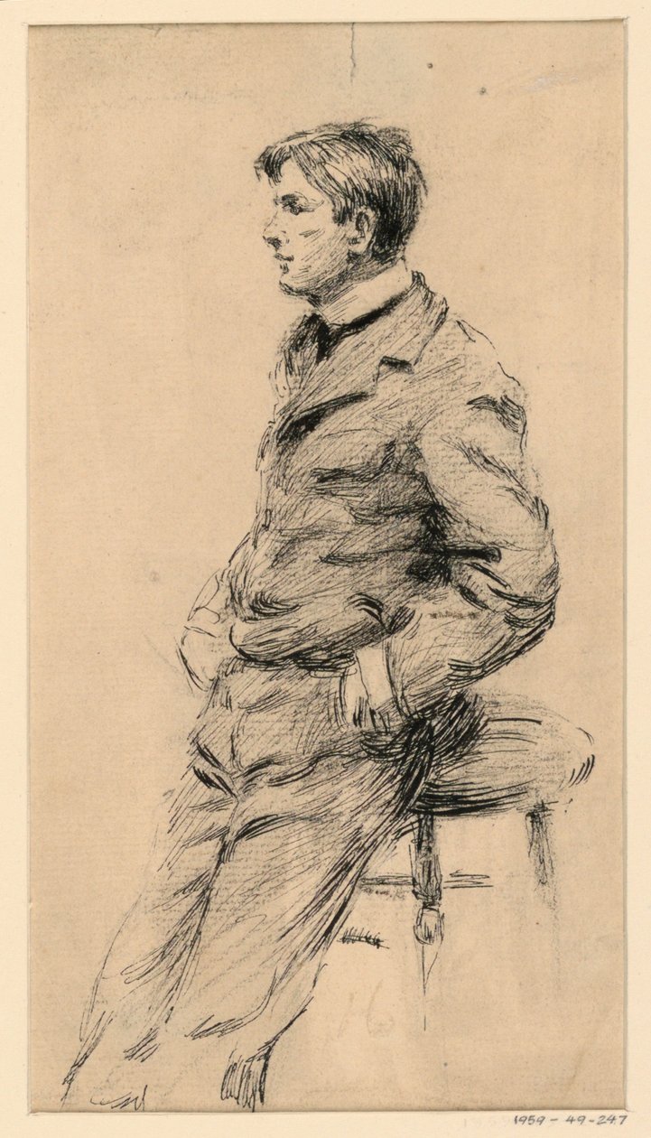 Schizzo di un giovane da George-Charles Aid