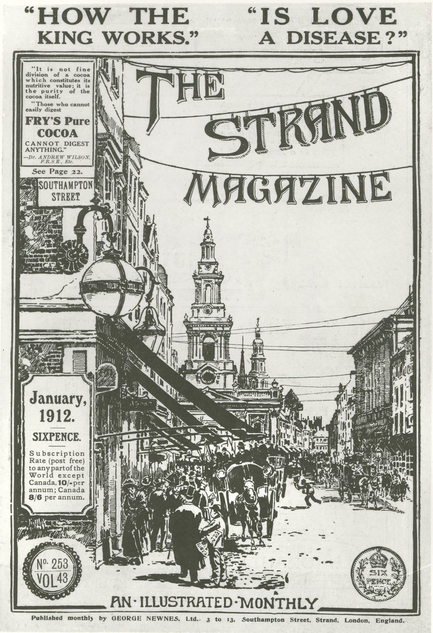 Copertina di The Strand Magazine da George Charles Haite