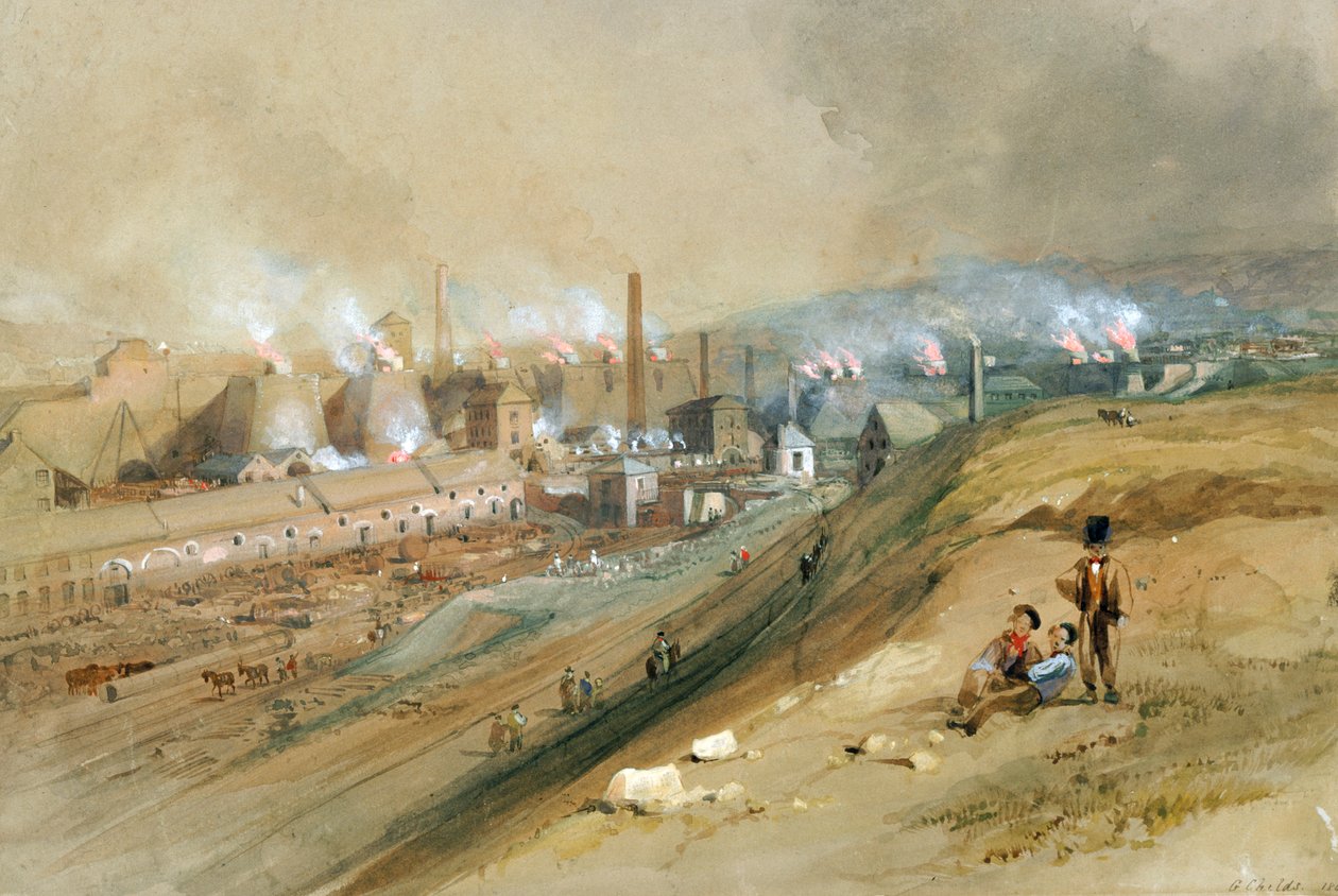 Ferriere di Dowlais da George Childs