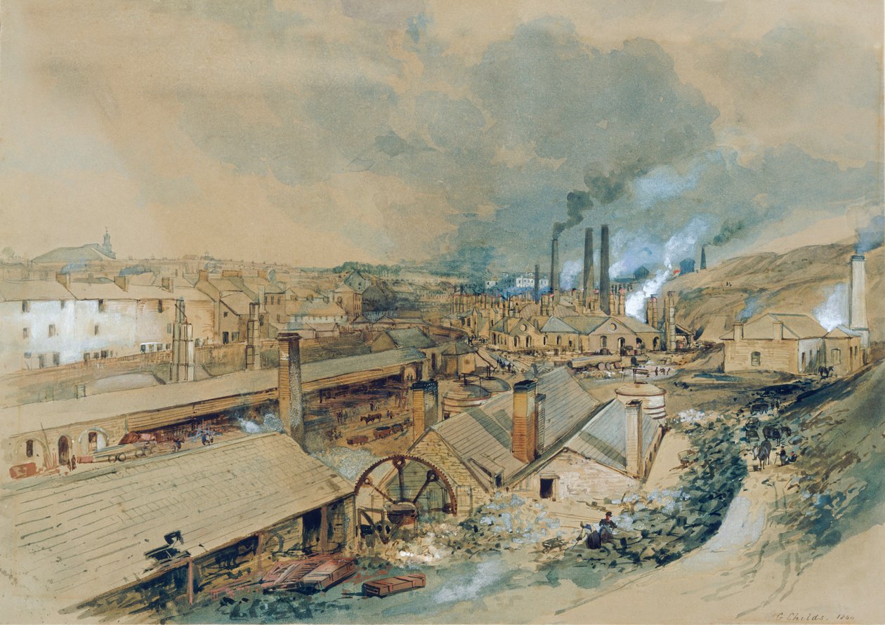 Ferriera di Dowlais da George Childs