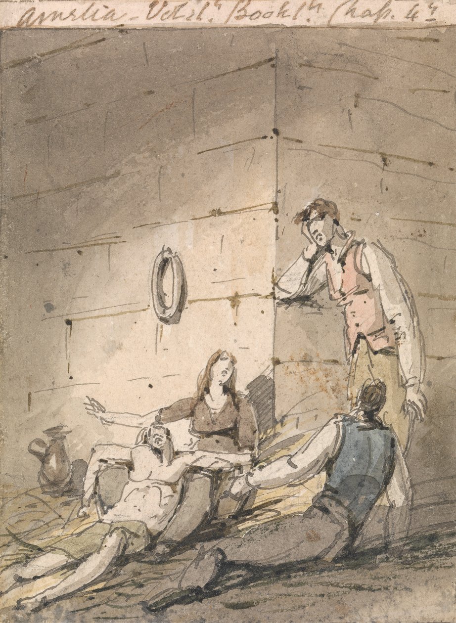 Illustrazione per Amelia di Fielding da George Chinnery