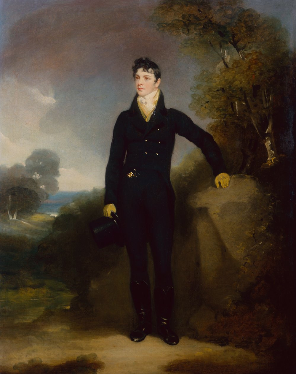 Ritratto di un Nobile, Pensato essere Il Conte di Limerick da George Chinnery